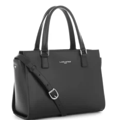 Lancaster MaroquinerieSac à main Smooth en cuir noir