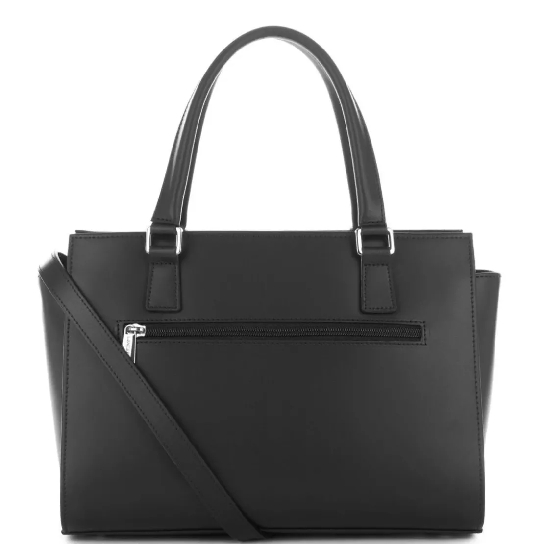 Lancaster MaroquinerieSac à main Smooth en cuir noir