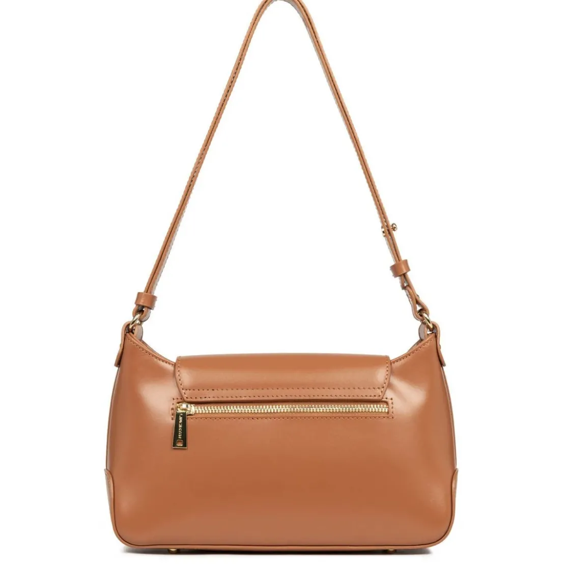 Lancaster MaroquinerieSac à rabat avec fermoir M Suave Evenly camel en cuir