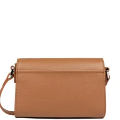 Lancaster MaroquinerieSac trotteur A rabat avec fermoir S Sierra philos camel en cuir