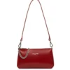 Lancaster MaroquinerieSac trotteur Suave Even en cuir carmin rouge