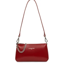 Lancaster MaroquinerieSac trotteur Suave Even en cuir carmin rouge