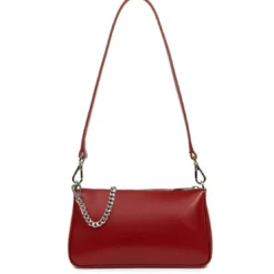 Lancaster MaroquinerieSac trotteur Suave Even en cuir carmin rouge