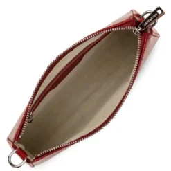 Lancaster MaroquinerieSac trotteur Suave Even en cuir carmin rouge
