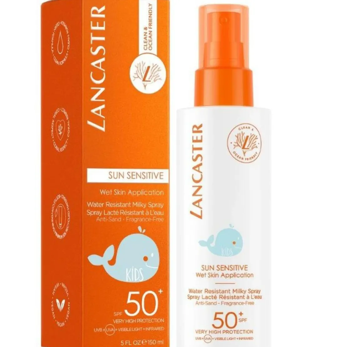 Lancaster SolairesSpray Lacté Visage et Corps pour Enfant SPF50+150ml