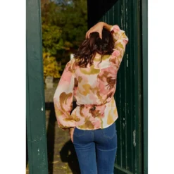 La Petite EtoileBlouse BATIA romance en viscose rose