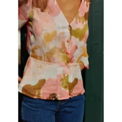 La Petite EtoileBlouse BATIA romance en viscose rose