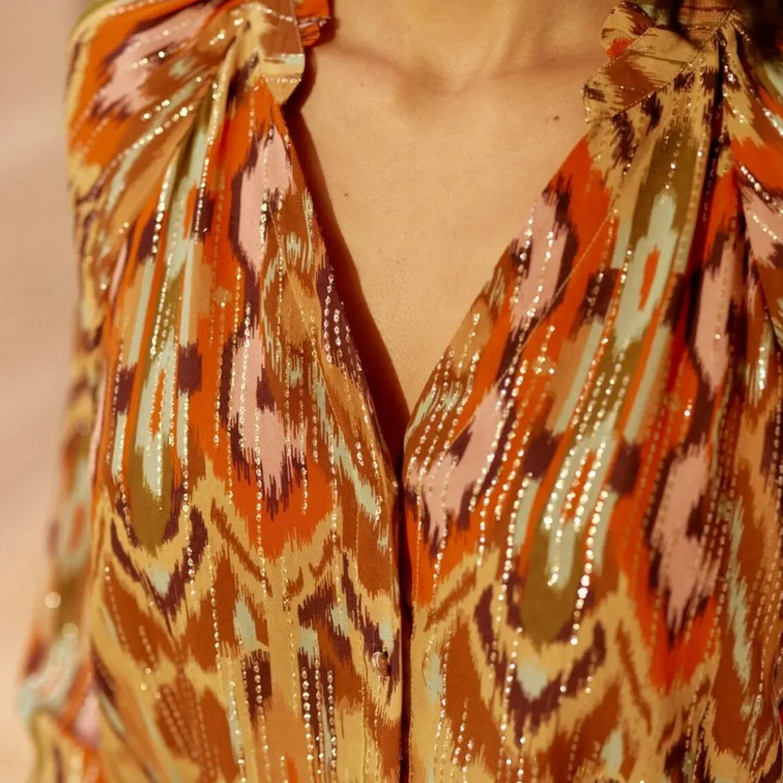 La Petite EtoileBlouse BELMA aztek en viscose