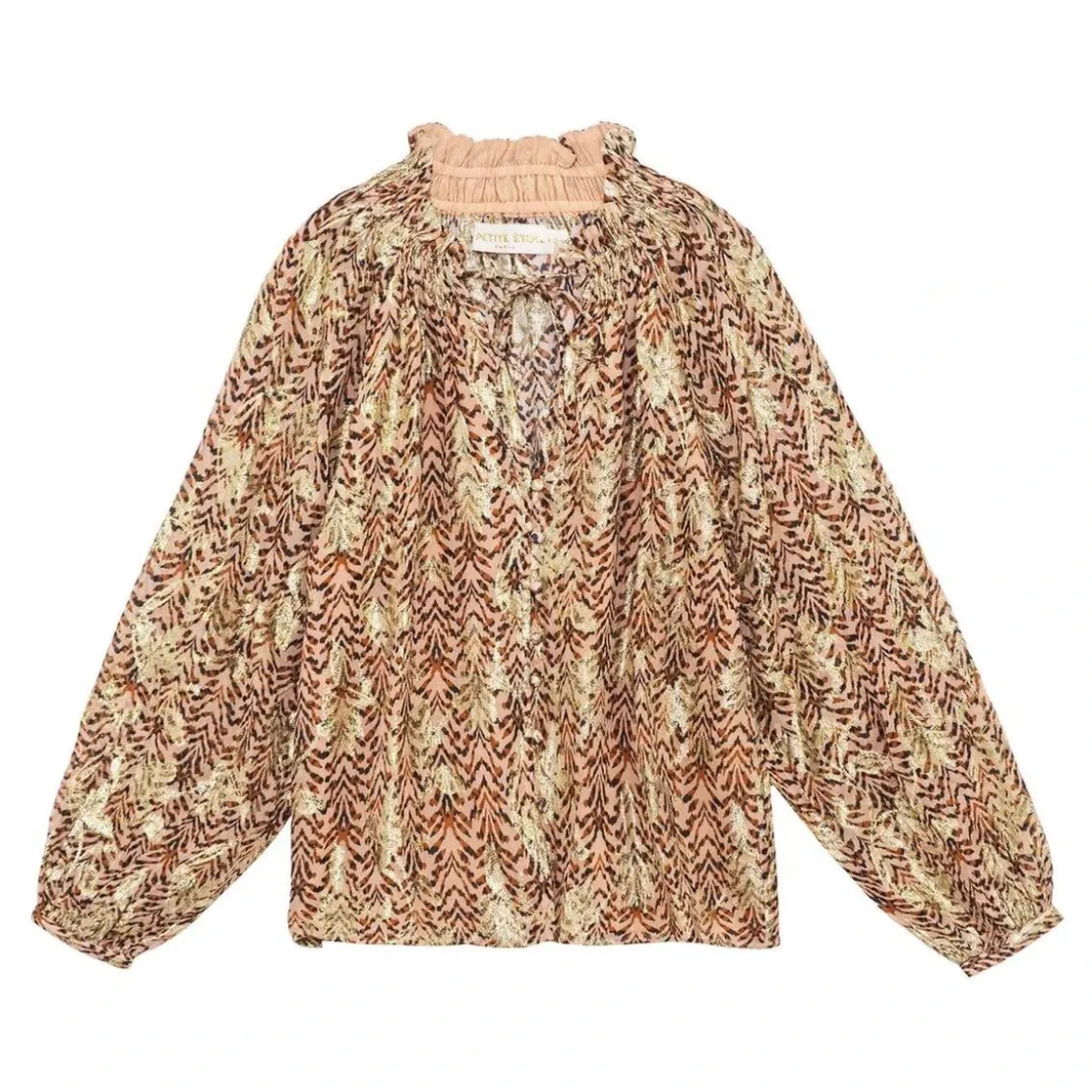 La Petite EtoileBlouse BENNY beige en viscose