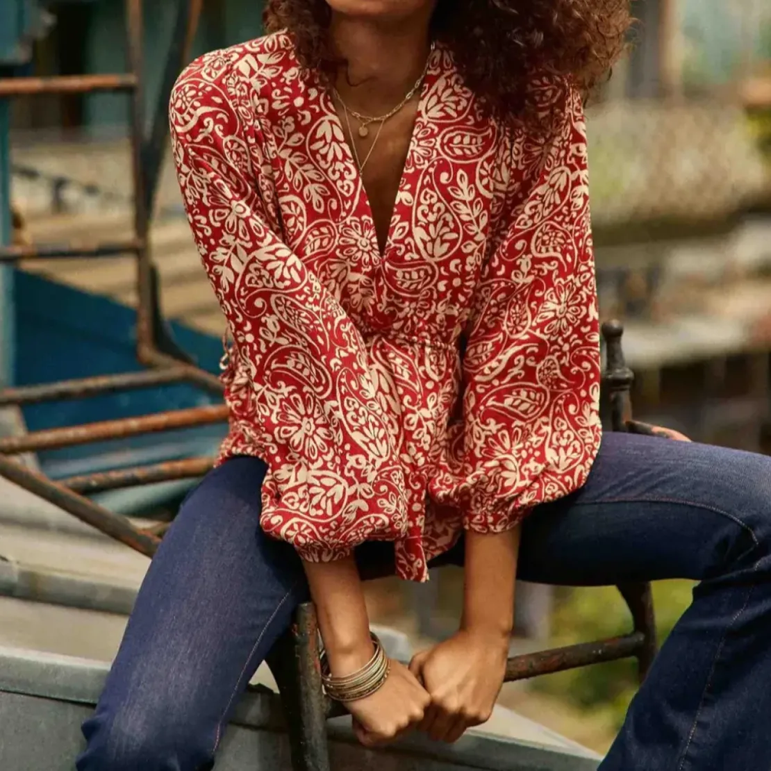 La Petite EtoileBlouse BERENICE cachemire en viscose