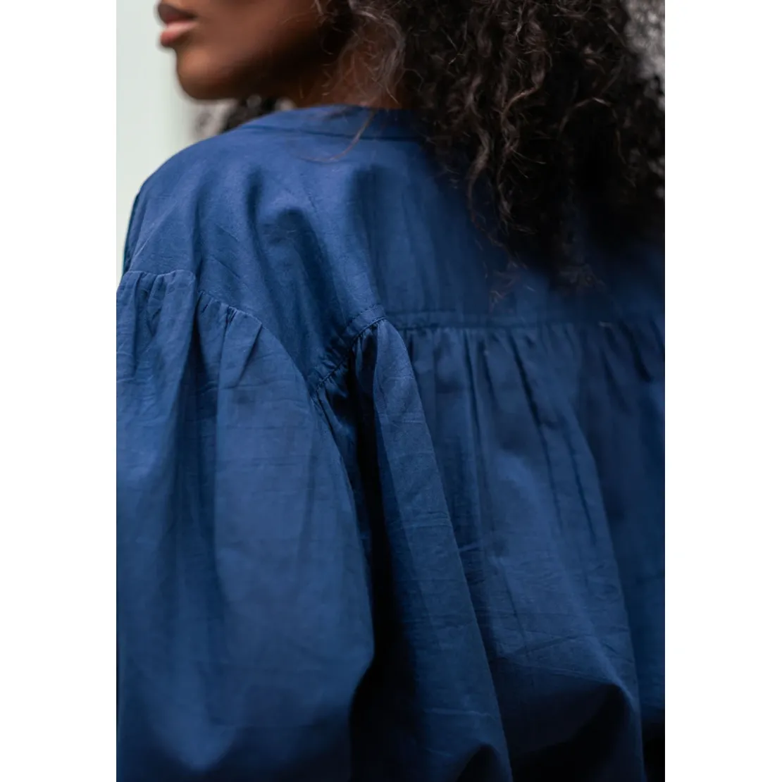 La Petite EtoileBlouse BOLIA marine en coton