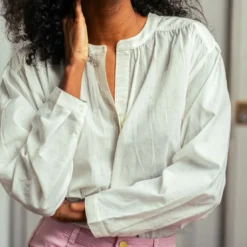 La Petite EtoileBlouse BOLIA blanc en coton