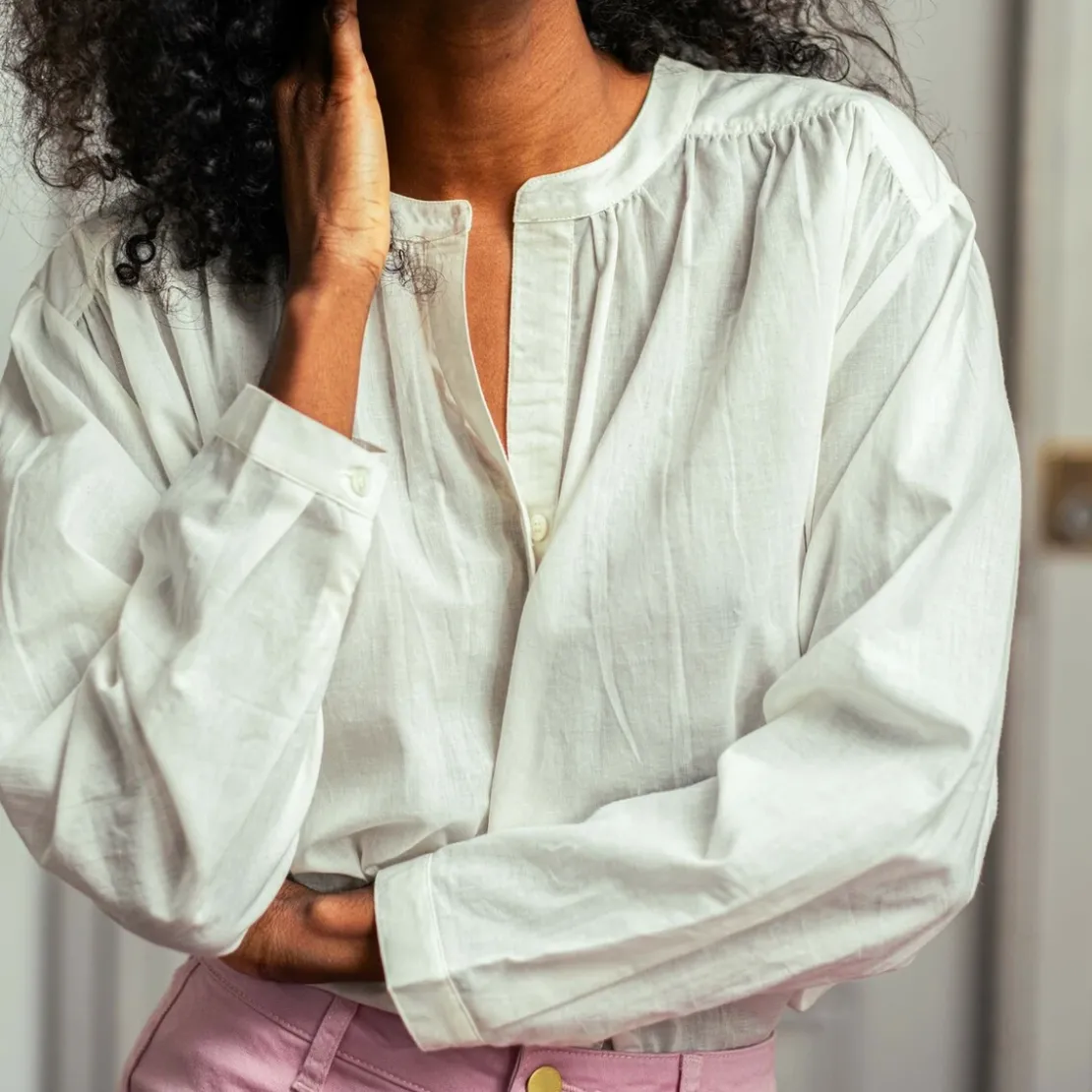 La Petite EtoileBlouse BOLIA blanc en coton