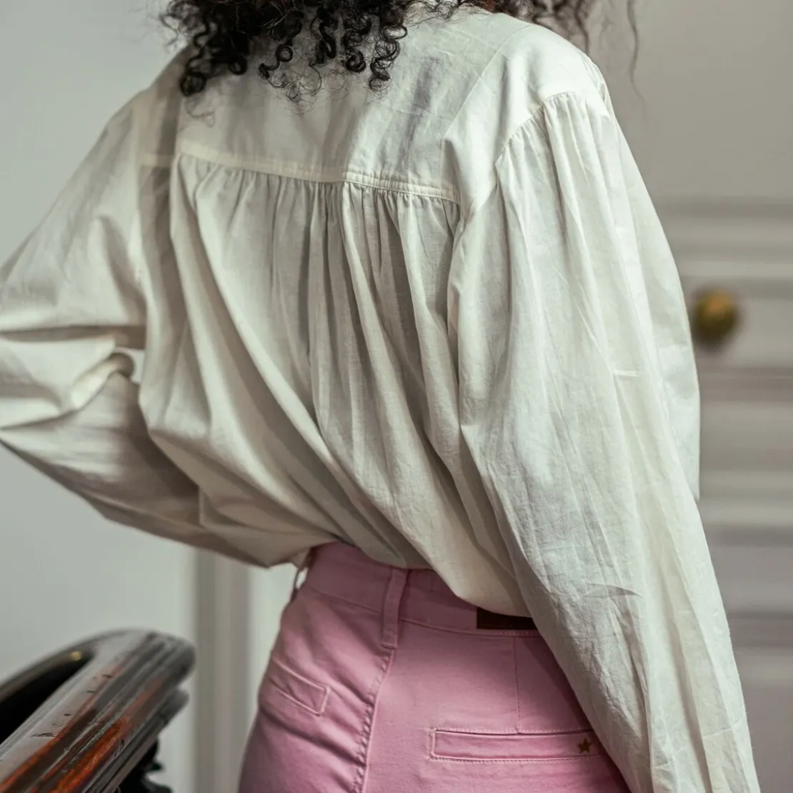 La Petite EtoileBlouse BOLIA blanc en coton