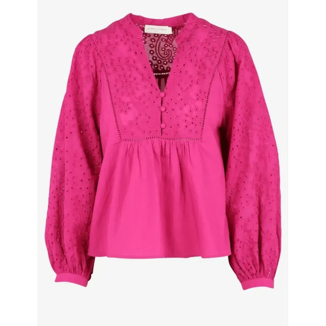 La Petite EtoileBlouse BRIAM fushia en coton fuchsia