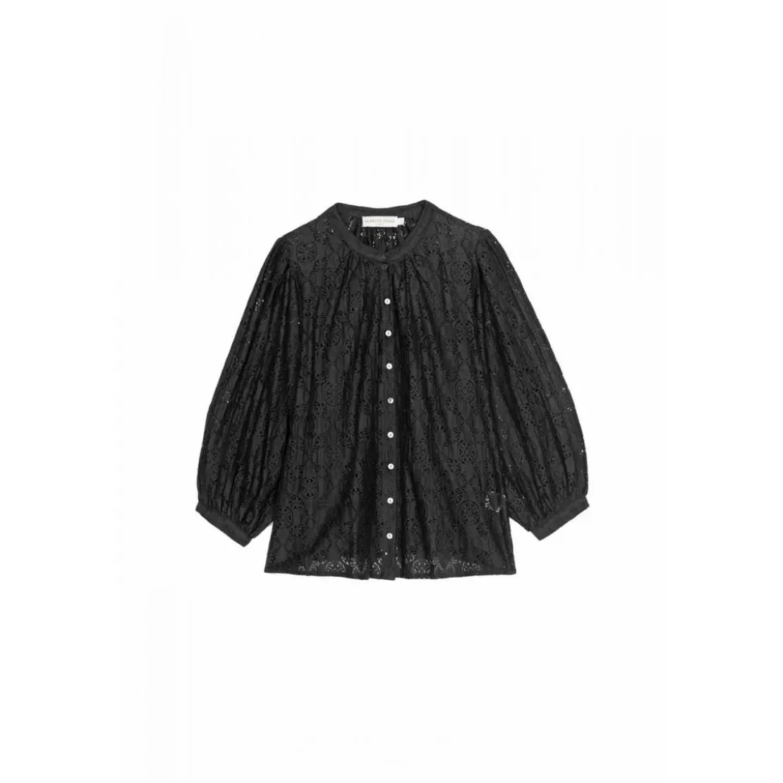 La Petite EtoileBlouse Cometa noir en coton