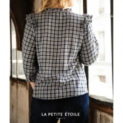La Petite EtoileBlouse DAKOTA bleu en coton
