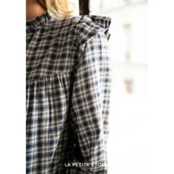 La Petite EtoileBlouse DAKOTA bleu en coton