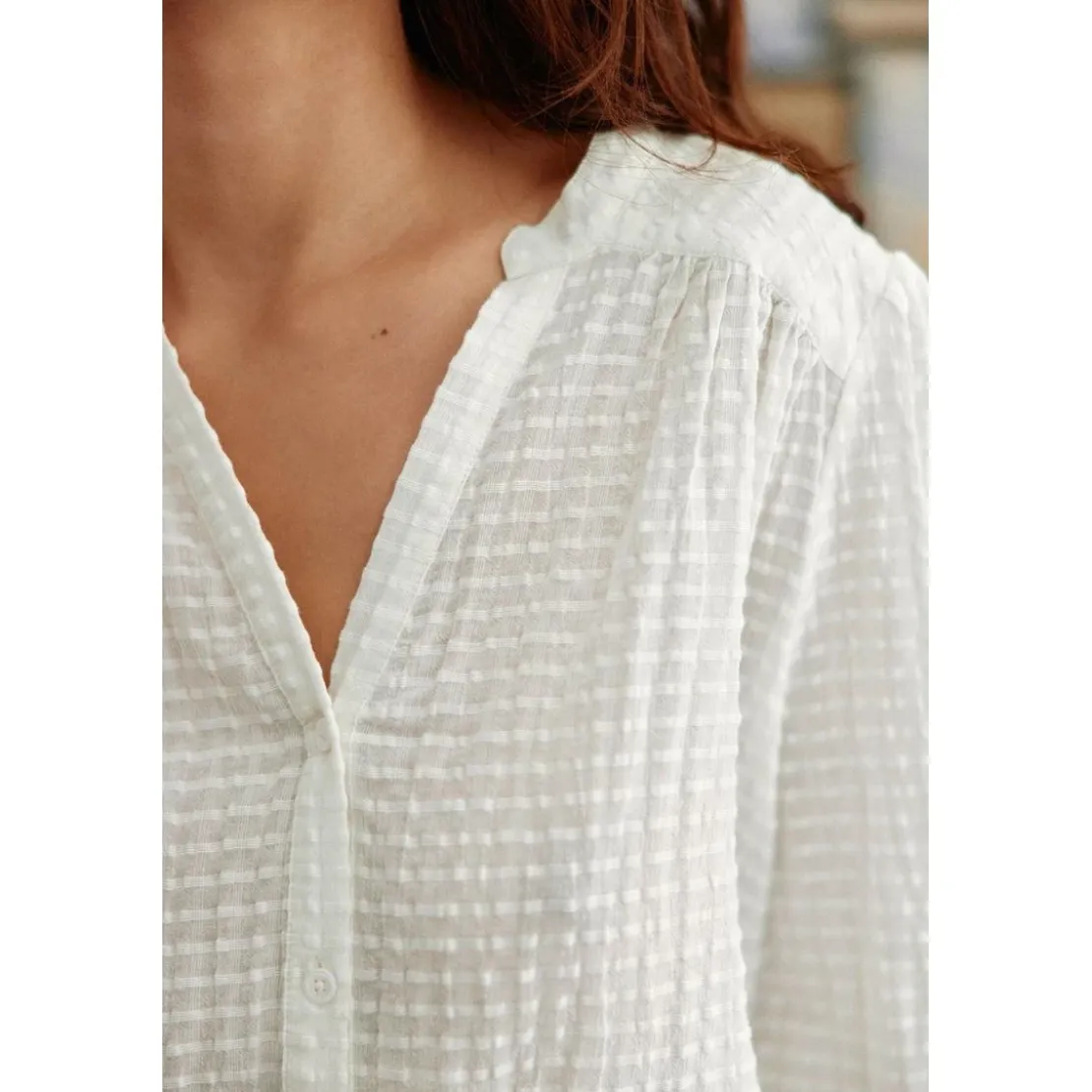 La Petite EtoileBlouse en coton BAILEY blanc