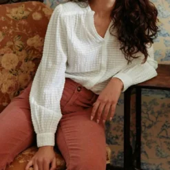La Petite EtoileBlouse en coton BAILEY blanc