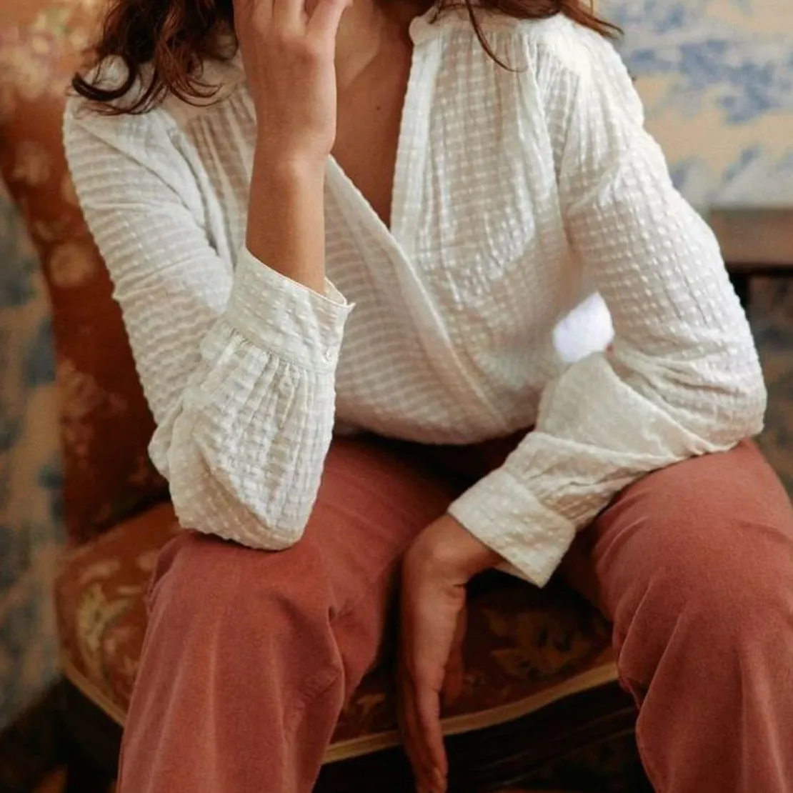 La Petite EtoileBlouse en coton BAILEY blanc