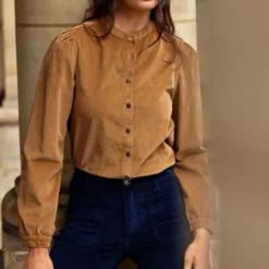 La Petite EtoileBlouse en coton BLONDIE camel