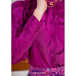 La Petite EtoileBlouse Izana violet en viscose
