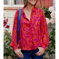 La Petite EtoileBlouse JOAO - Rose/Orange