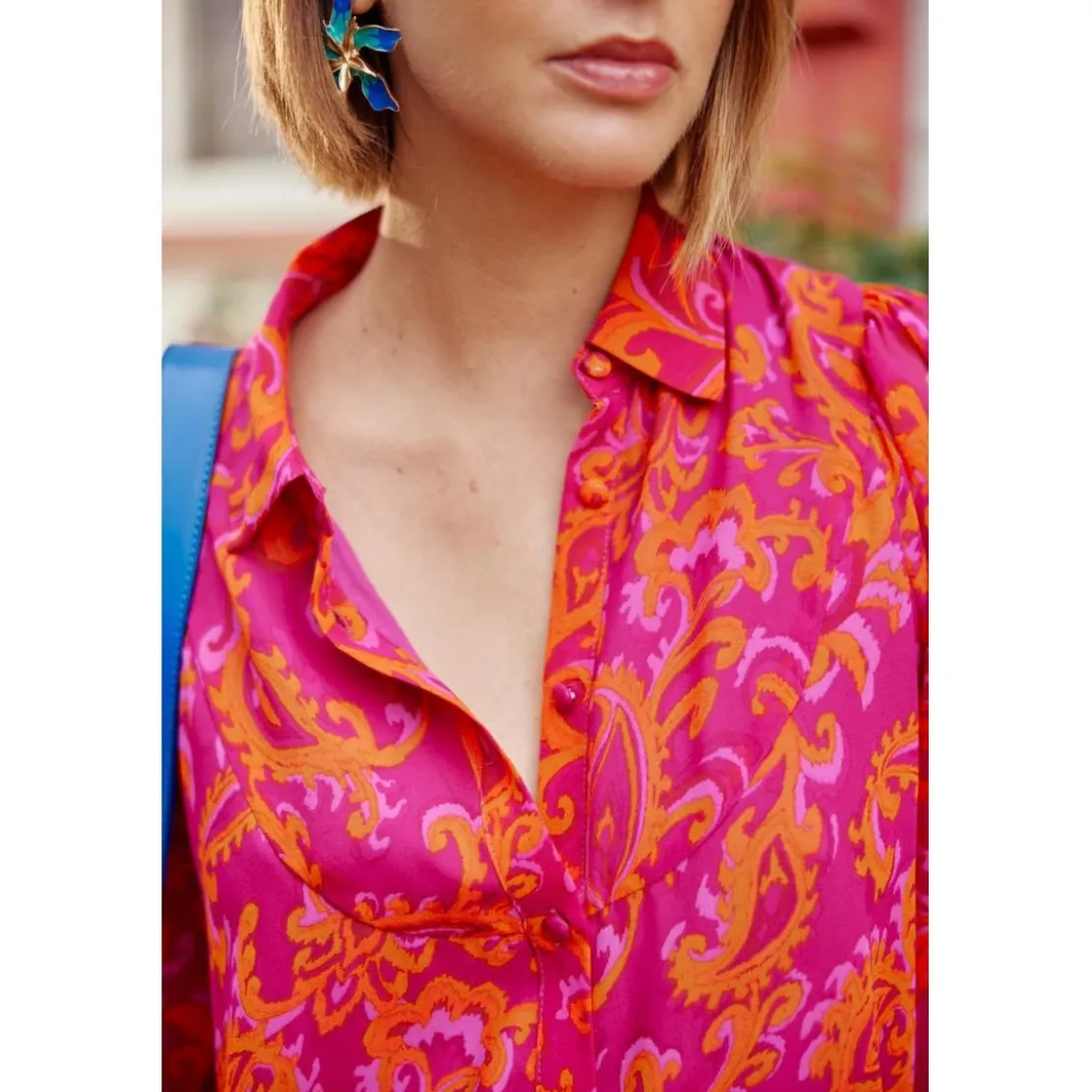 La Petite EtoileBlouse JOAO - Rose/Orange