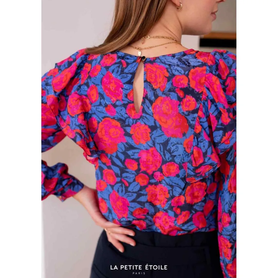 La Petite EtoileBlouse Lexa rose en viscose