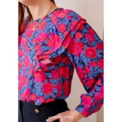 La Petite EtoileBlouse Lexa rose en viscose