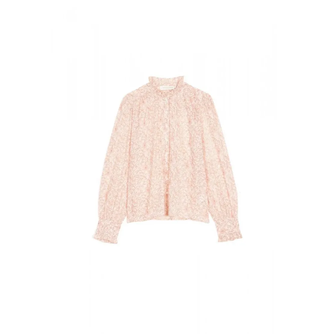 La Petite EtoileBlouse POPLIN pêche en coton