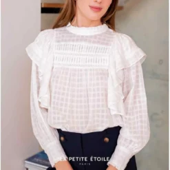 La Petite EtoileBlouse Somua écru en coton