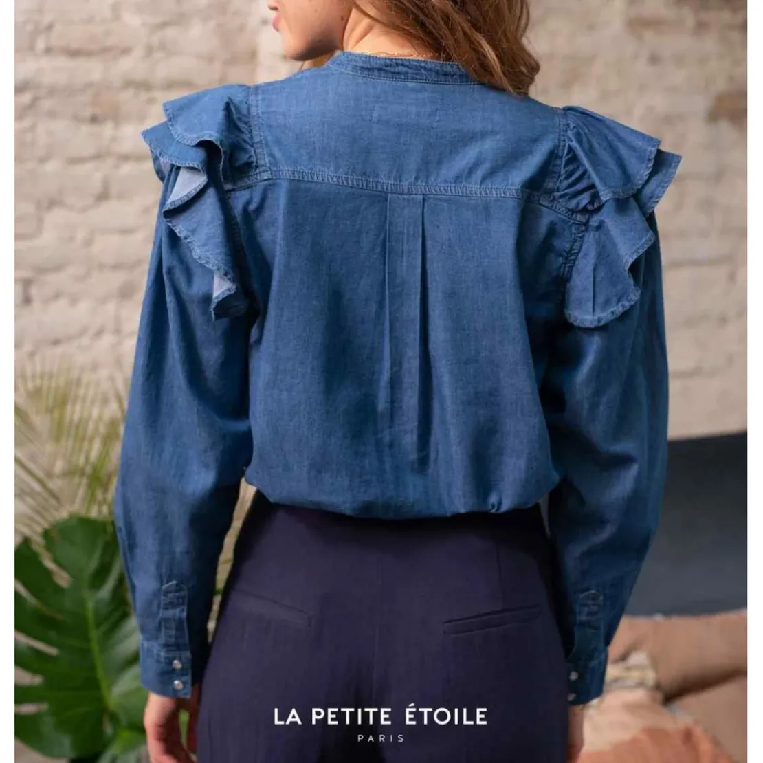 La Petite EtoileBlouse Somuia bleu en coton