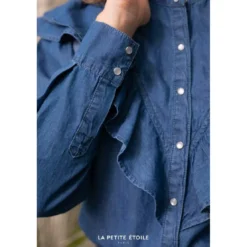 La Petite EtoileBlouse Somuia bleu en coton