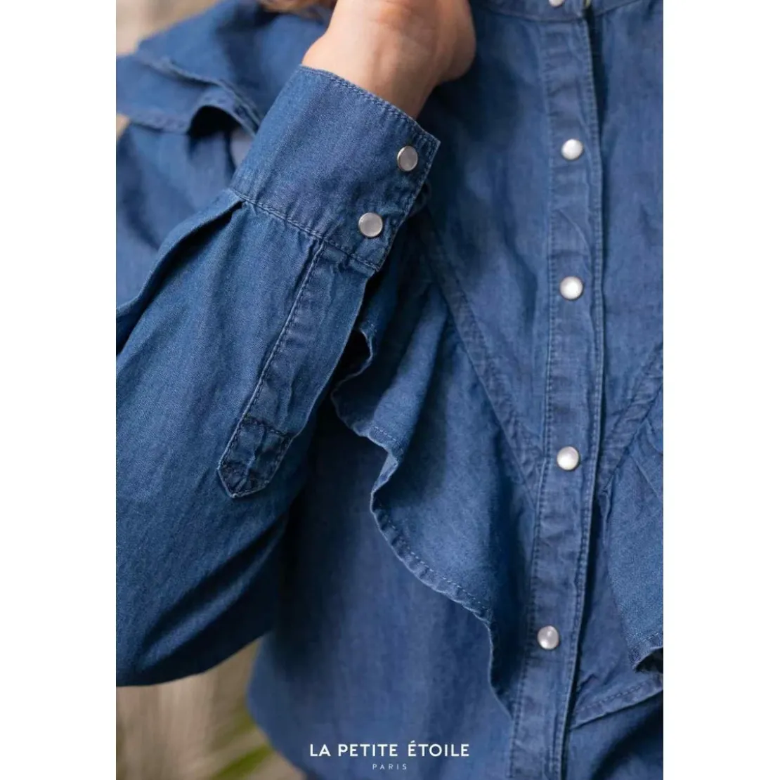 La Petite EtoileBlouse Somuia bleu en coton