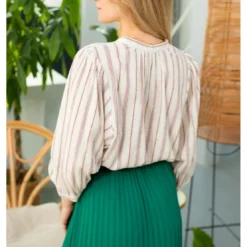 La Petite EtoileChemisier NANDA écru en viscose