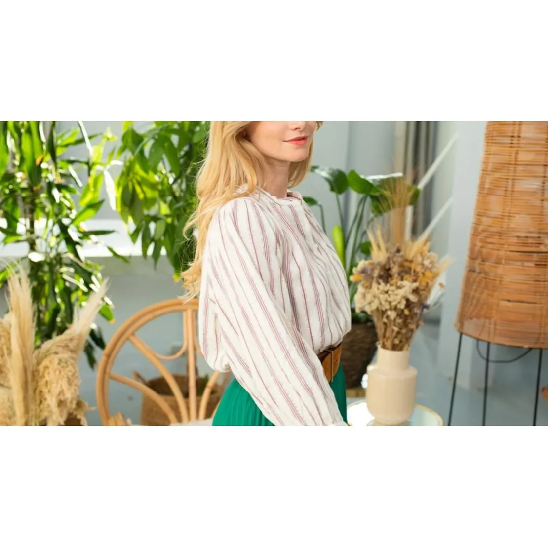 La Petite EtoileChemisier NANDA écru en viscose