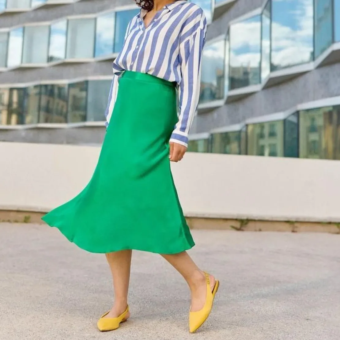 La Petite EtoileChemisier à rayures bleu CLARA en viscose