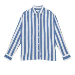 La Petite EtoileChemisier à rayures bleu CLARA en viscose
