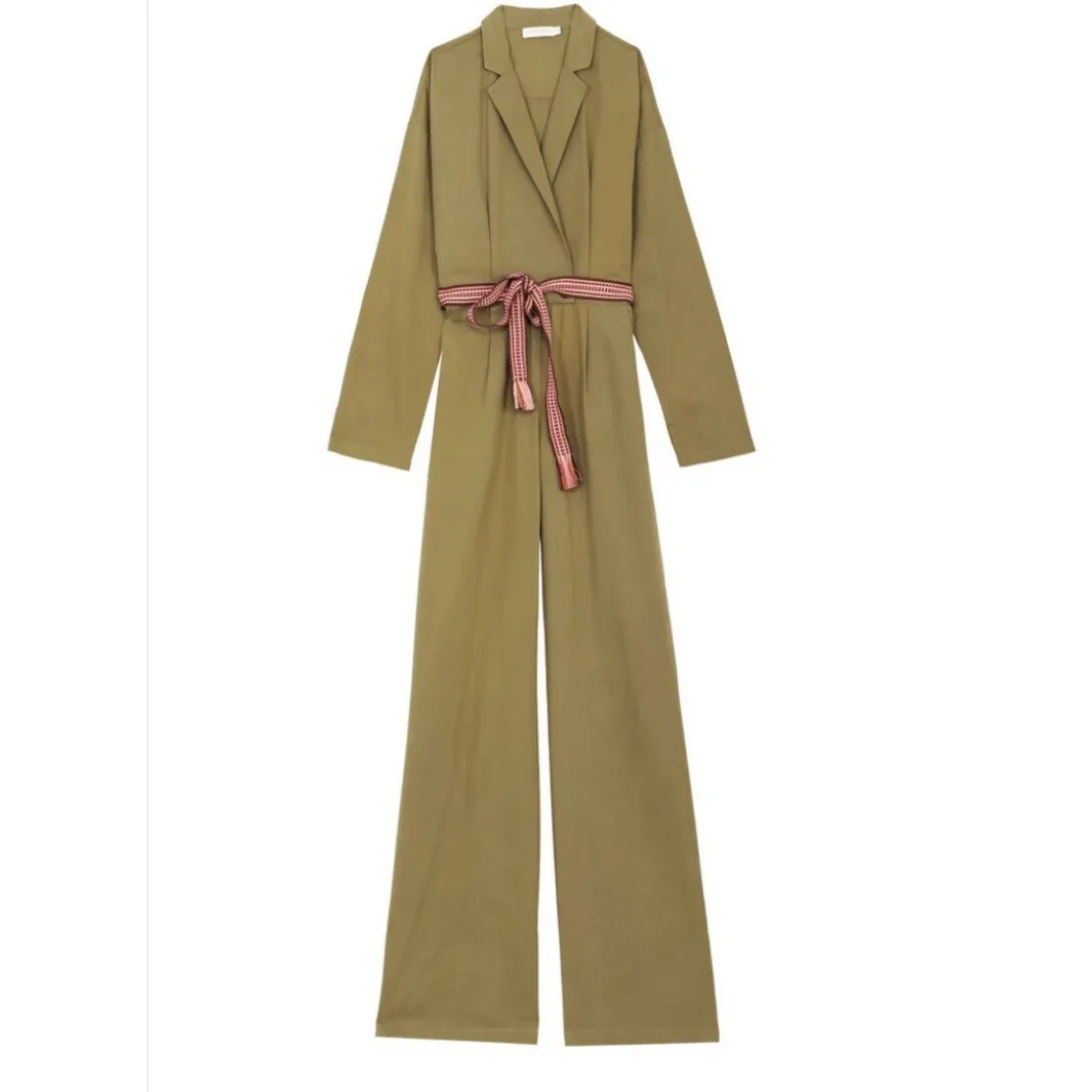 La Petite EtoileCombi-Pantalon LINKA kaki en coton