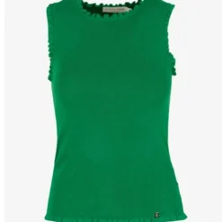 La Petite EtoileDebardeur DOLFERI vert en viscose