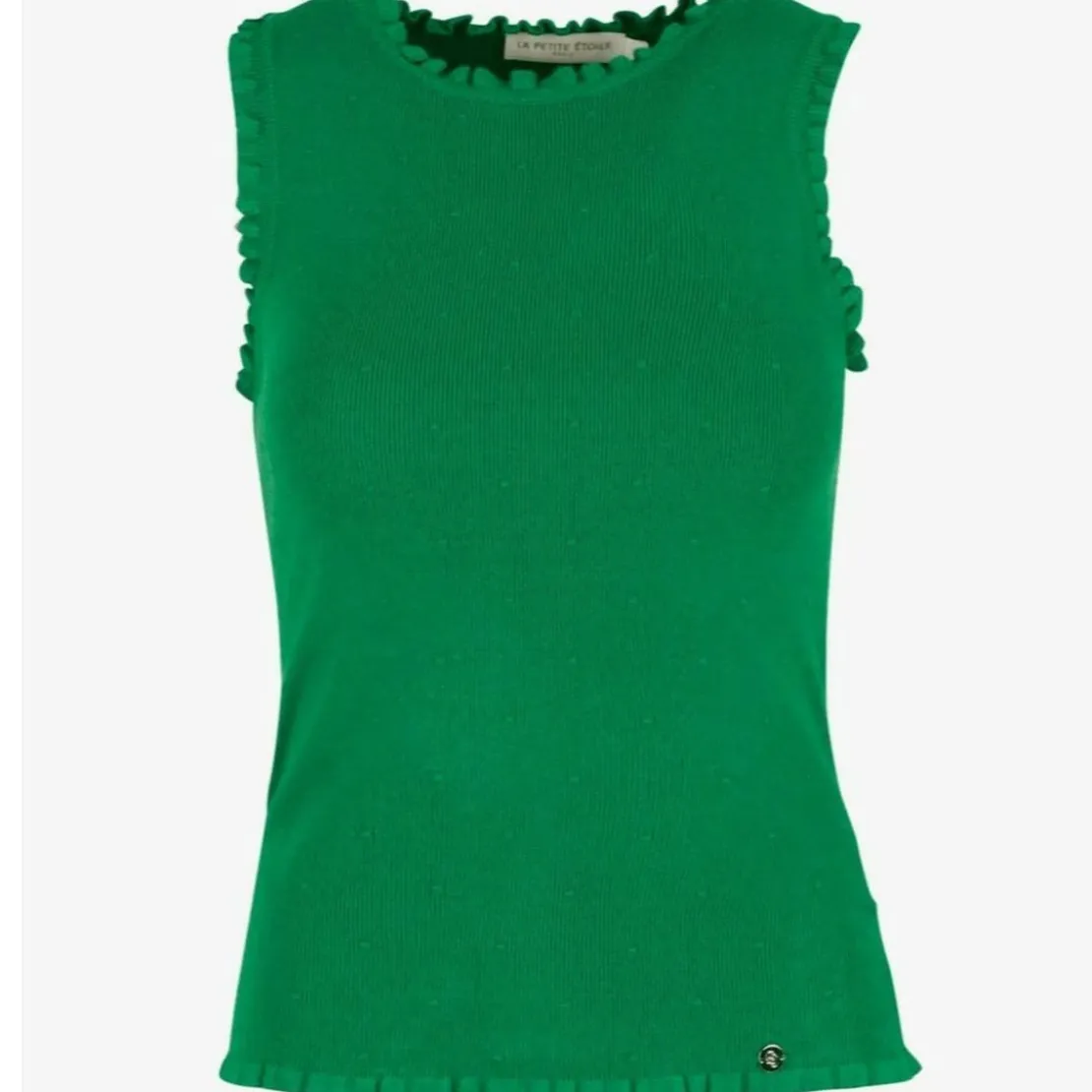 La Petite EtoileDebardeur DOLFERI vert en viscose