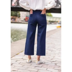 La Petite EtoileJean Bleu taille haute PULP B en coton