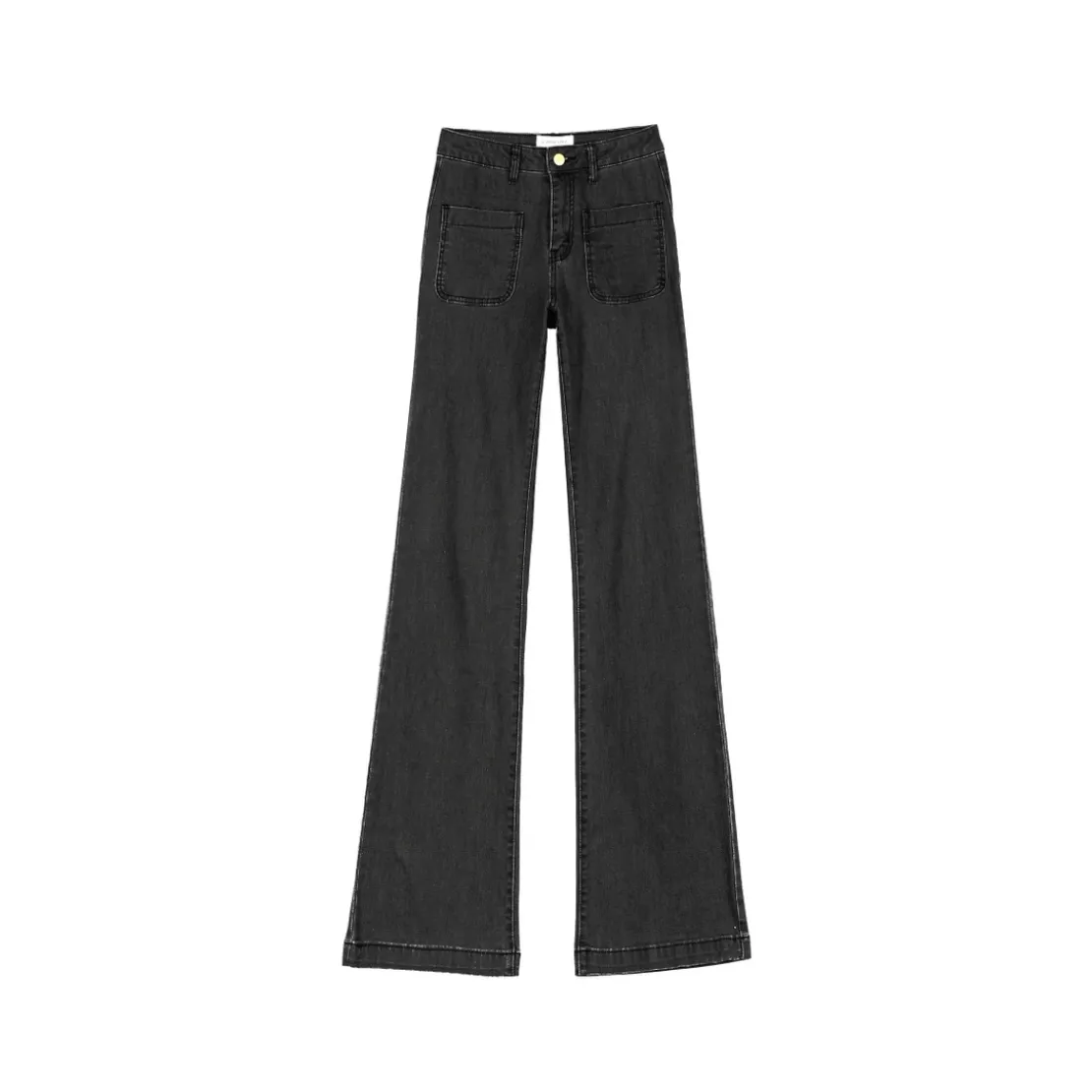 La Petite EtoileJean droit SONNY G - Gris en coton