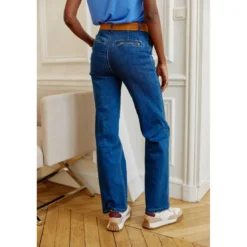 La Petite EtoileJean IMOGEN wash en coton bleu moyen