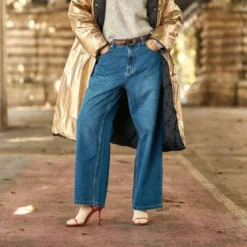 La Petite EtoileJean PEGUY dark stone bleu denim en coton