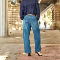 La Petite EtoileJean PEGUY dark stone bleu denim en coton
