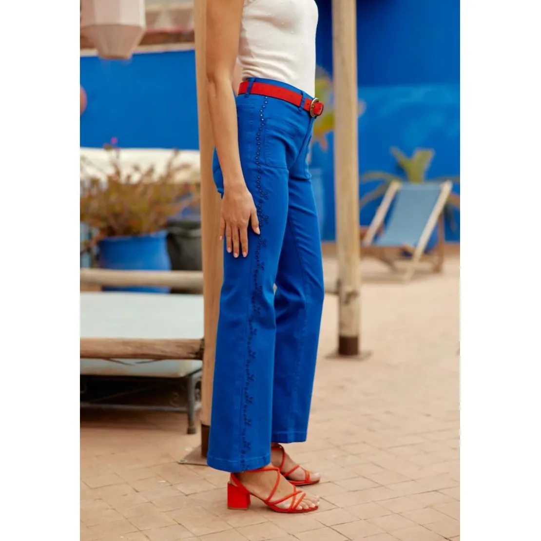 La Petite EtoileJean POEMA bleu en coton