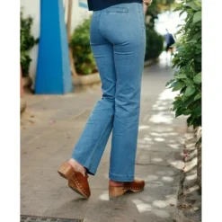 La Petite EtoileJEAN STONE bleu clair en coton